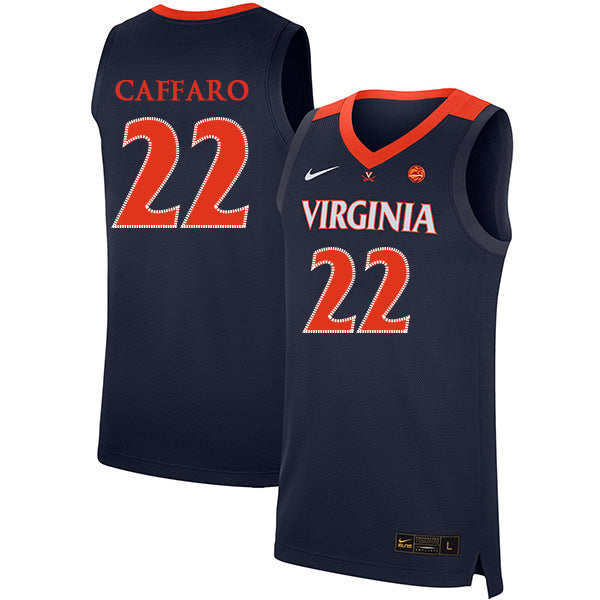 Francisco Caffaro 22 Navy College Football Jersey football jersey product view 1