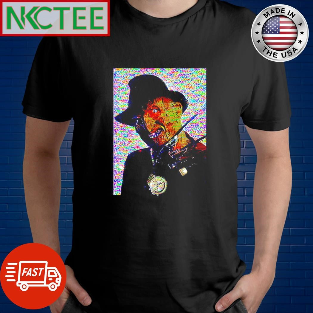 Freddy Krueger Bling rich Halloween horror shirt Unisex T-shirt, Sweatshirt, Hoodie, Long Sleeve Tee - T-Shirt, Sweatshirt, Hoodie