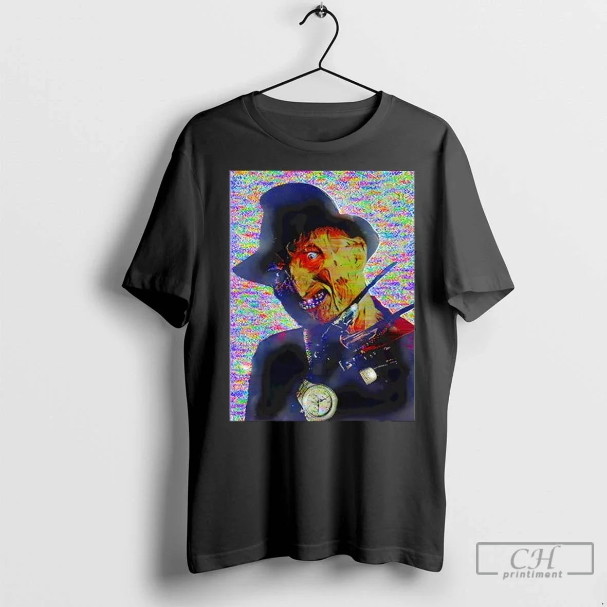 Freddy Krueger Oclock Halloween T Shirts Unisex T-shirt, Sweatshirt, Hoodie, Long Sleeve Tee - T-Shirt, Sweatshirt, Hoodie