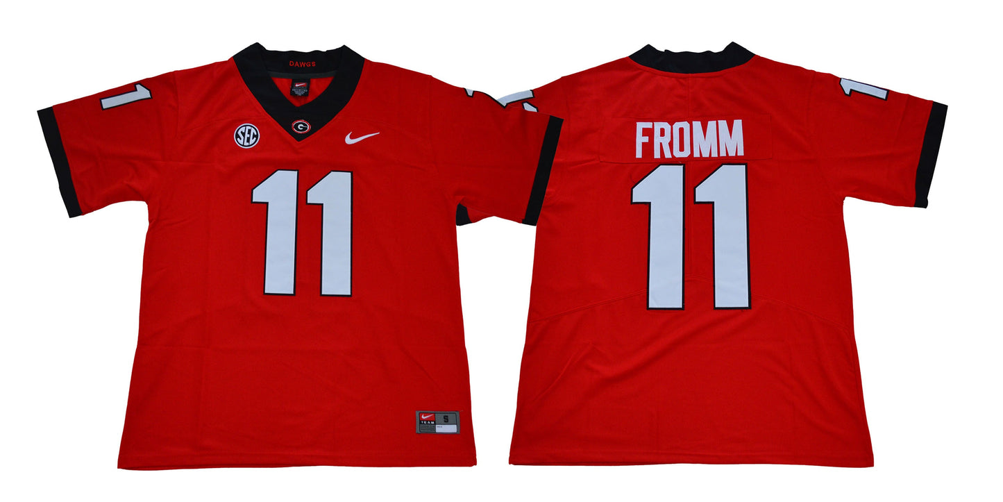 Fromn 11 Legend Red College Football Jersey football jersey product view 1