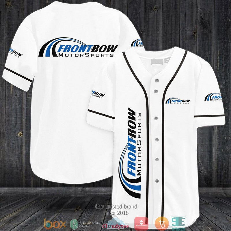 BEST Front Row Motorsports Car Team Baseball Jersey baseball jersey product view 1