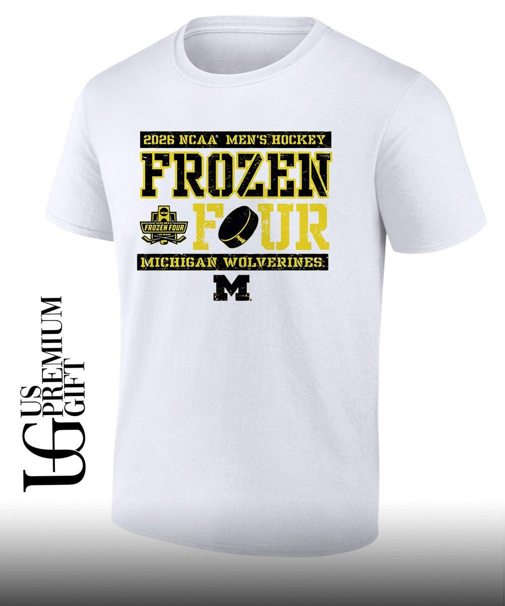 Frozen Four Michigan Wolverines NCAA Mens Hockey 2026 shirt Unisex T-shirt, Sweatshirt, Hoodie, Long Sleeve Tee - T-Shirt, Sweatshirt, Hoodie