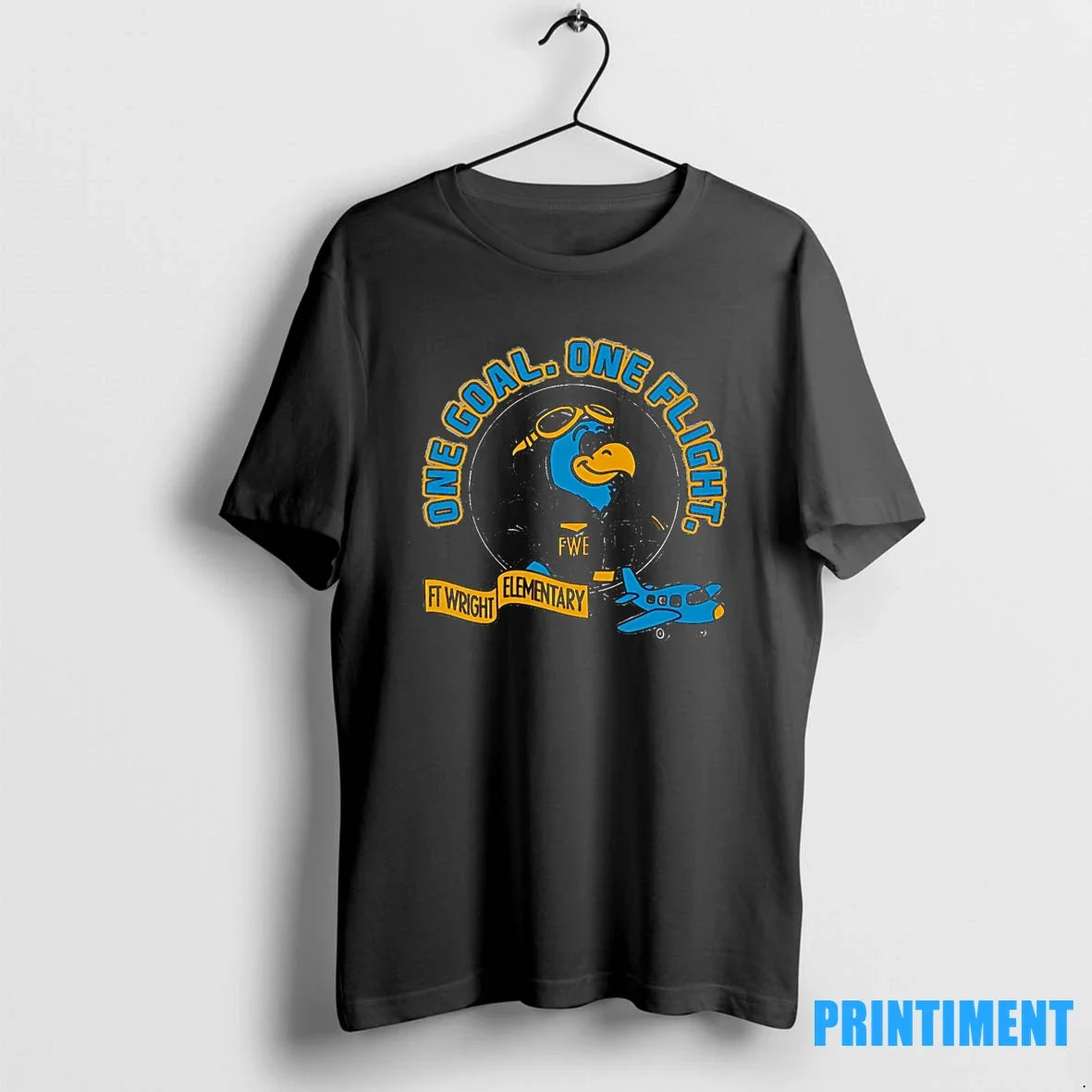 Ft Wright Elementary Falcons One Goal One Flight Tshirts Sweater Unisex T-shirt, Sweatshirt, Hoodie, Long Sleeve Tee - T-Shirt, Sweatshirt, Hoodie