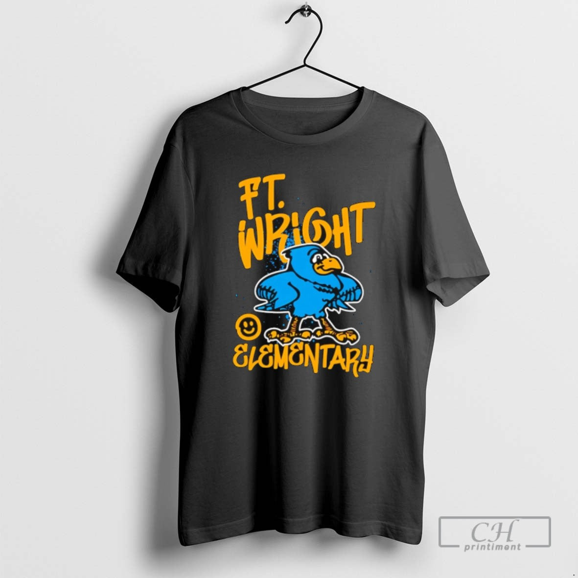 Ft Wright Elementary Smiley Graffiti Bird T Shirts Unisex T-shirt, Sweatshirt, Hoodie, Long Sleeve Tee - T-Shirt, Sweatshirt, Hoodie