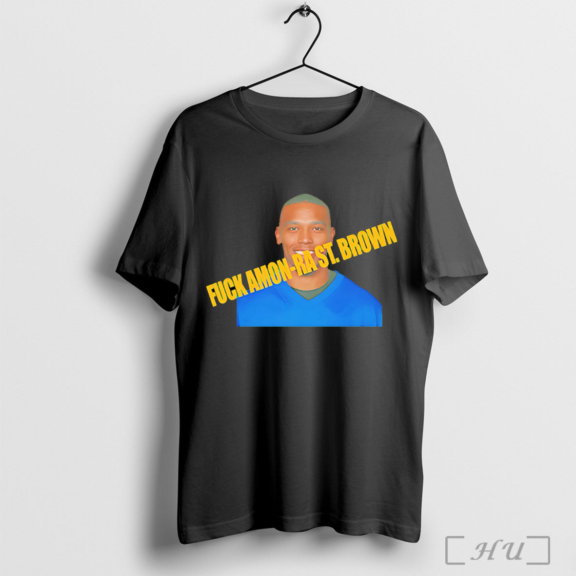Fuck Amon Ra St Brown T Shirt Unisex T-shirt, Sweatshirt, Hoodie, Long Sleeve Tee - T-Shirt, Sweatshirt, Hoodie
