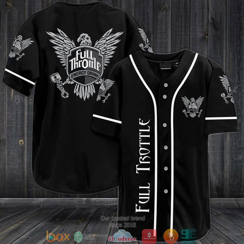 BEST Full Throttle Energy Drinks Baseball Jersey baseball jersey product view 1
