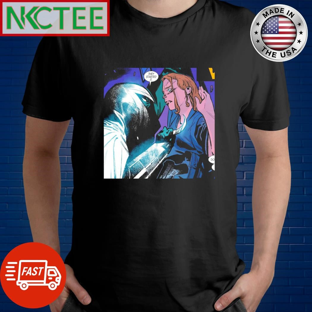 Funny 500 Moon knight they started it shirt Unisex T-shirt, Sweatshirt, Hoodie, Long Sleeve Tee - T-Shirt, Sweatshirt, Hoodie