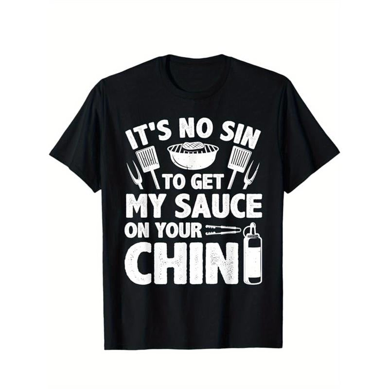 [Funny BBQ Cotton Casual Short Sleeve Crew Neck Made - Adult & Kids T-Shirts, Sweatshirts & Hoodies apparel design preview 1