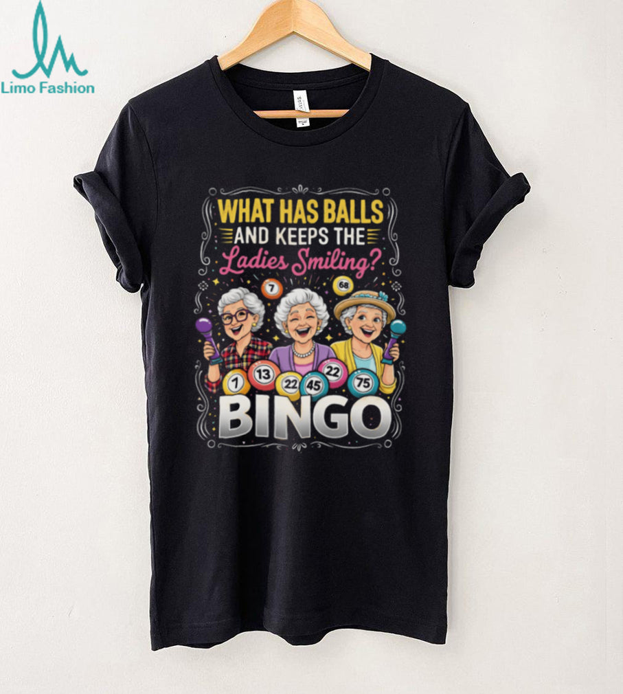 Funny Bingo Balls Ladies Smiling Graphic for Senior - Adult & Kids T-Shirts, Sweatshirts & Hoodies apparel design preview 1