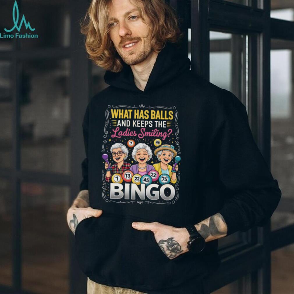 Funny Bingo Balls Ladies Smiling Graphic for Senior - Adult & Kids T-Shirts, Sweatshirts & Hoodies apparel design preview 2