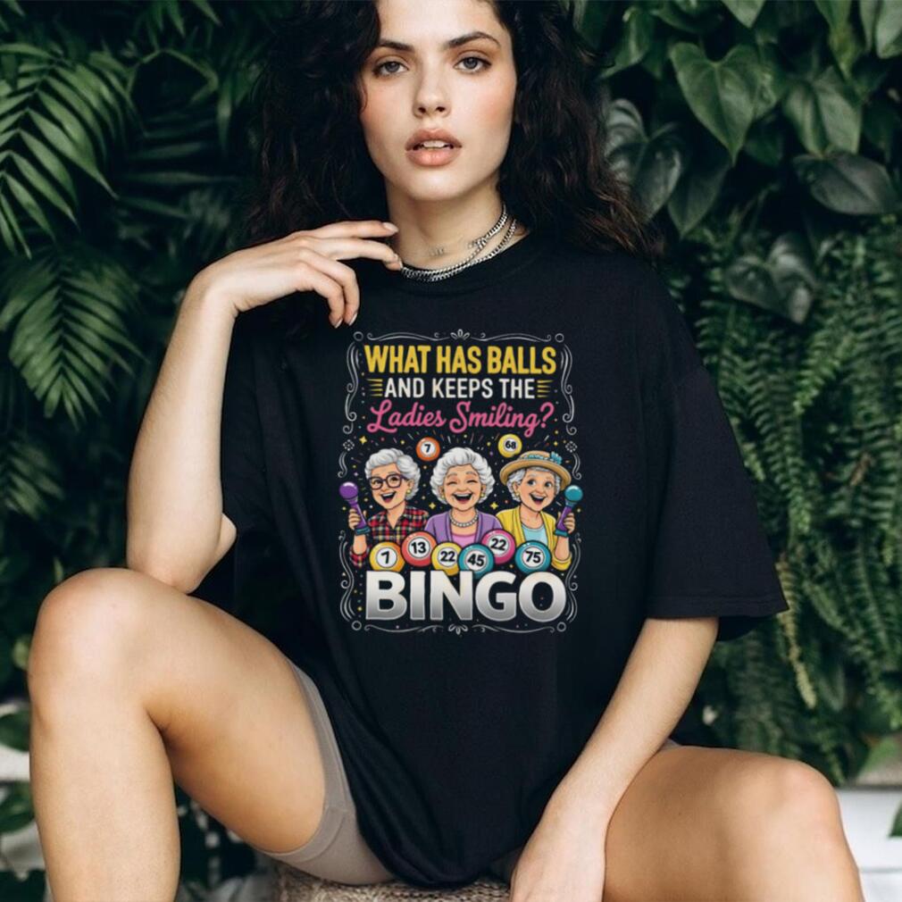 Funny Bingo Balls Ladies Smiling Graphic for Senior - Adult & Kids T-Shirts, Sweatshirts & Hoodies apparel design preview 4