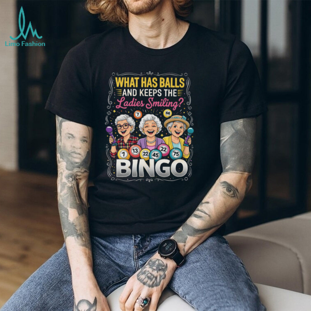 Funny Bingo Balls Ladies Smiling Graphic for Senior - Adult & Kids T-Shirts, Sweatshirts & Hoodies apparel design preview 5