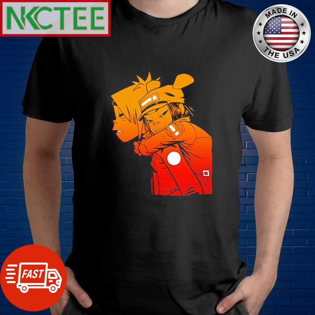Funny Gorillaz Sunset Piggyback shirt Unisex T-shirt, Sweatshirt, Hoodie, Long Sleeve Tee - T-Shirt, Sweatshirt, Hoodie