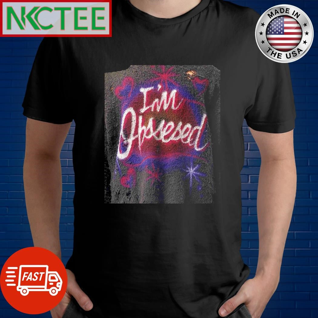 Funny I’m obsessed hearts shirt Unisex T-shirt, Sweatshirt, Hoodie, Long Sleeve Tee - T-Shirt, Sweatshirt, Hoodie