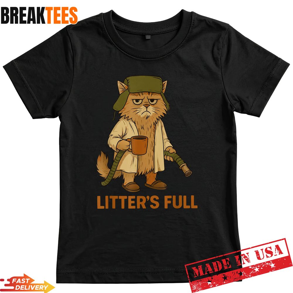 Funny Litters Full Cat Lovers Christmas Shirt Unisex T-shirt, Sweatshirt, Hoodie, Long Sleeve Tee - T-Shirt, Sweatshirt, Hoodie