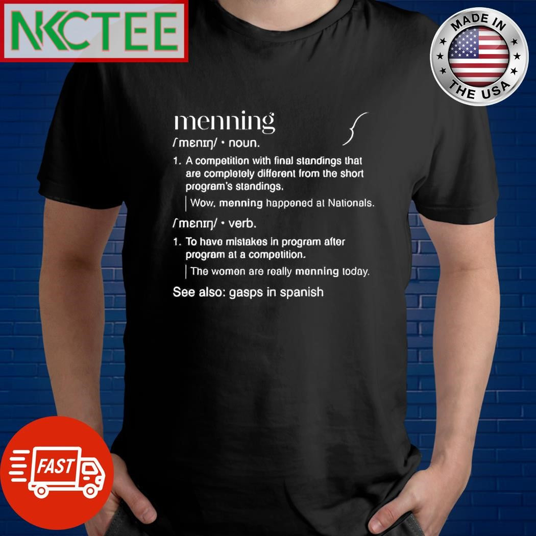 Funny Meaning A competition with final standings that are completely different from the short program standings shirt - T-Shirt, Sweatshirt, Hoodie