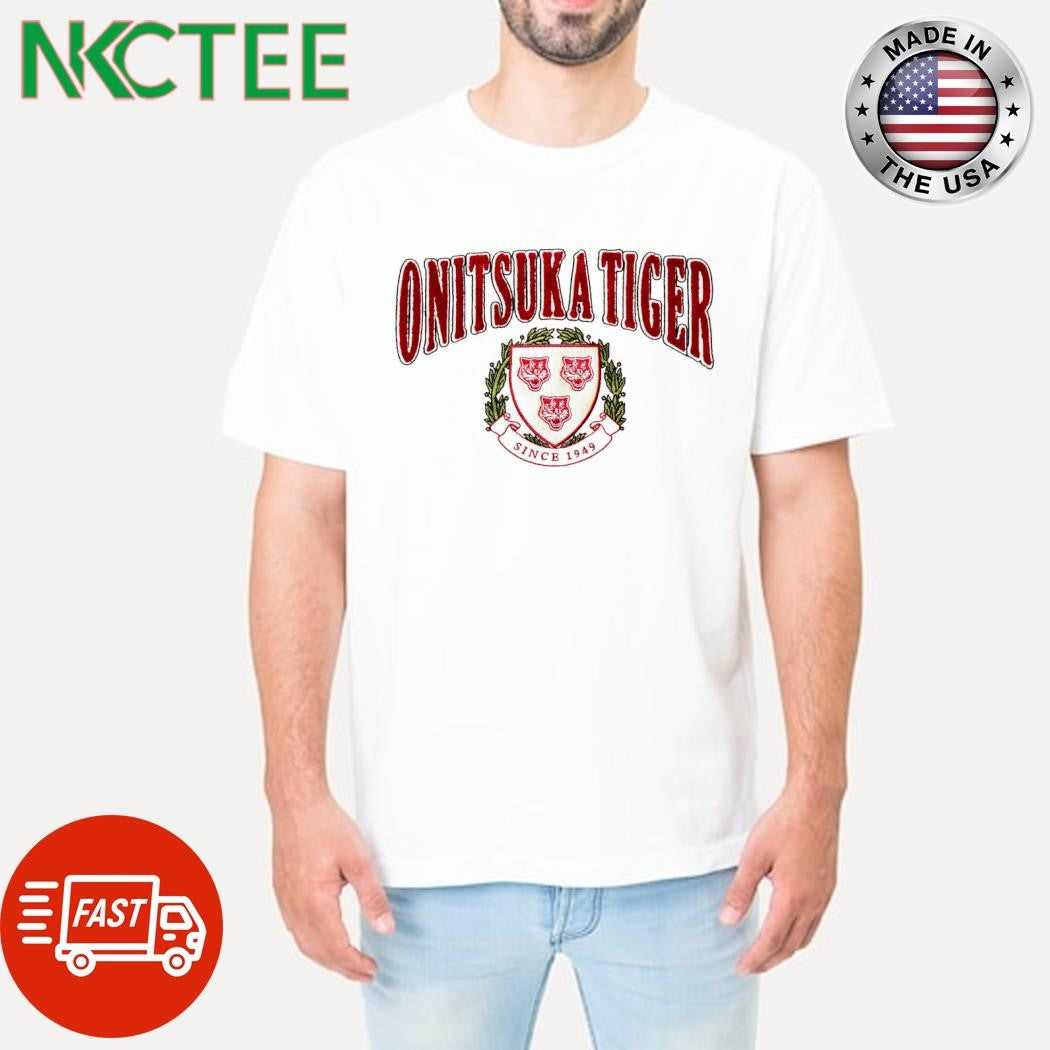 Funny Onitsuka Tiger since 1949 badge shirt Unisex T-shirt, Sweatshirt, Hoodie, Long Sleeve Tee - T-Shirt, Sweatshirt, Hoodie