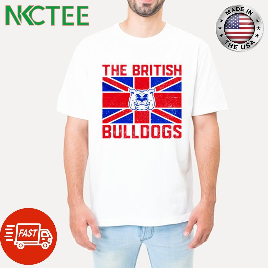 Funny The British Bulldogs Flag shirt Unisex T-shirt, Sweatshirt, Hoodie, Long Sleeve Tee - T-Shirt, Sweatshirt, Hoodie