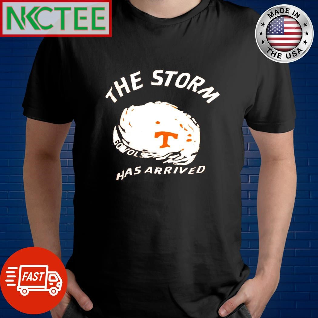 Funny The Storm T Govols Has Arrived Tennessee Vols shirt Unisex T-shirt, Sweatshirt, Hoodie, Long Sleeve Tee - T-Shirt, Sweatshirt, Hoodie