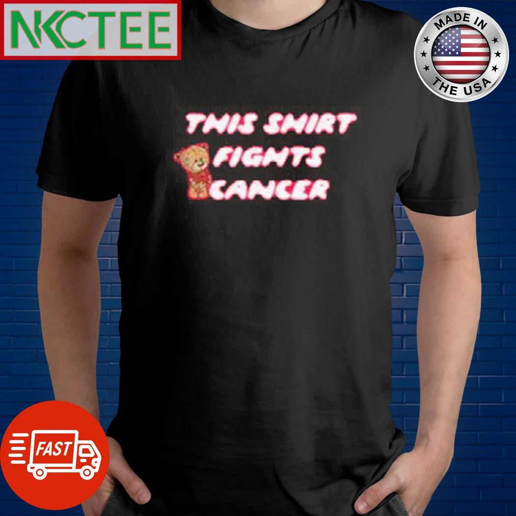 Funny This shirt fights cancer bear shirt Unisex T-shirt, Sweatshirt, Hoodie, Long Sleeve Tee - T-Shirt, Sweatshirt, Hoodie