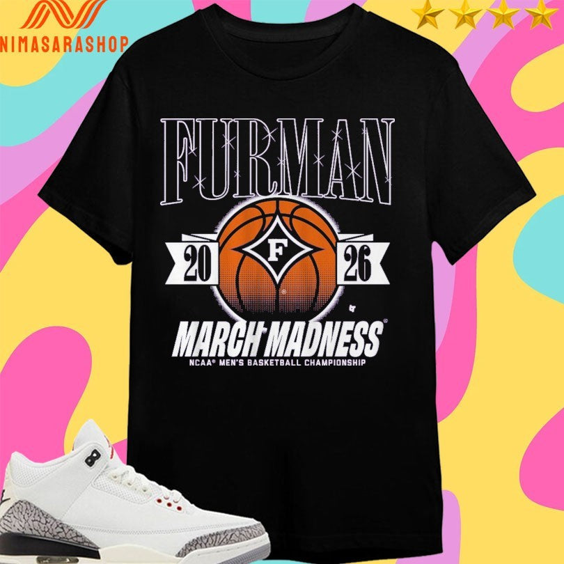 Furman Paladins MBB 2026 March Madness NCAA Men's - Adult & Kids T-Shirts, Sweatshirts & Hoodies apparel design preview 1