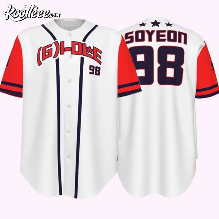 G-Idle Kpop Custom Baseball Jersey baseball jersey product view 1