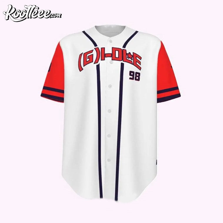 G-Idle Kpop Custom Baseball Jersey baseball jersey product view 2