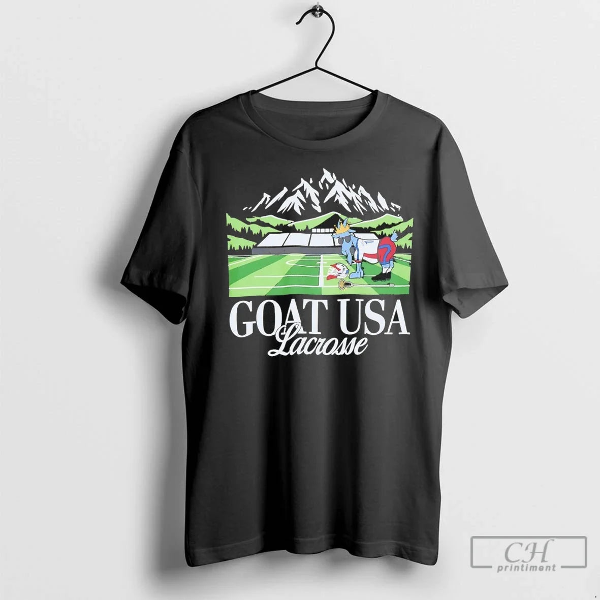 Goat Usa Lacrosse T Shirts Unisex T-shirt, Sweatshirt, Hoodie, Long Sleeve Tee - T-Shirt, Sweatshirt, Hoodie