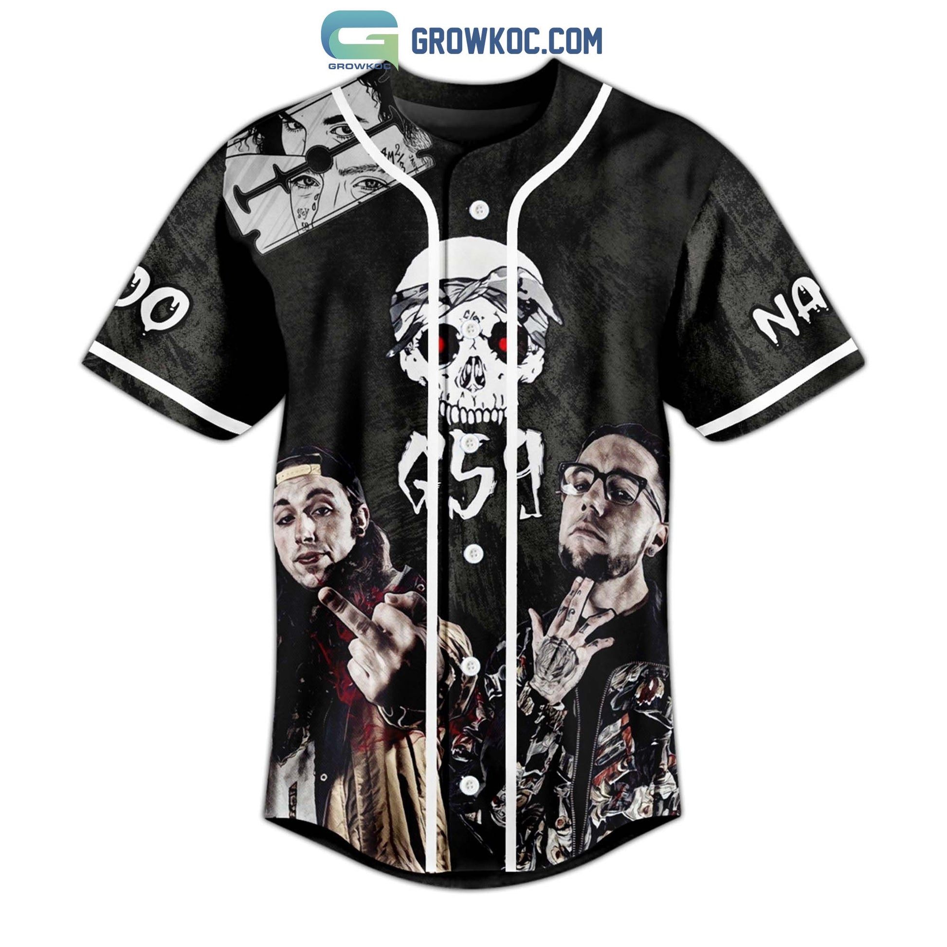 GS9 I’m Matter But I Don’t Matter Personalized Baseball Jersey baseball jersey product view 2
