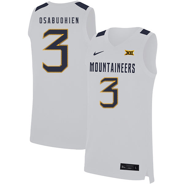 Gabe Osabuohien 3 White College Football Jersey football jersey product view 1
