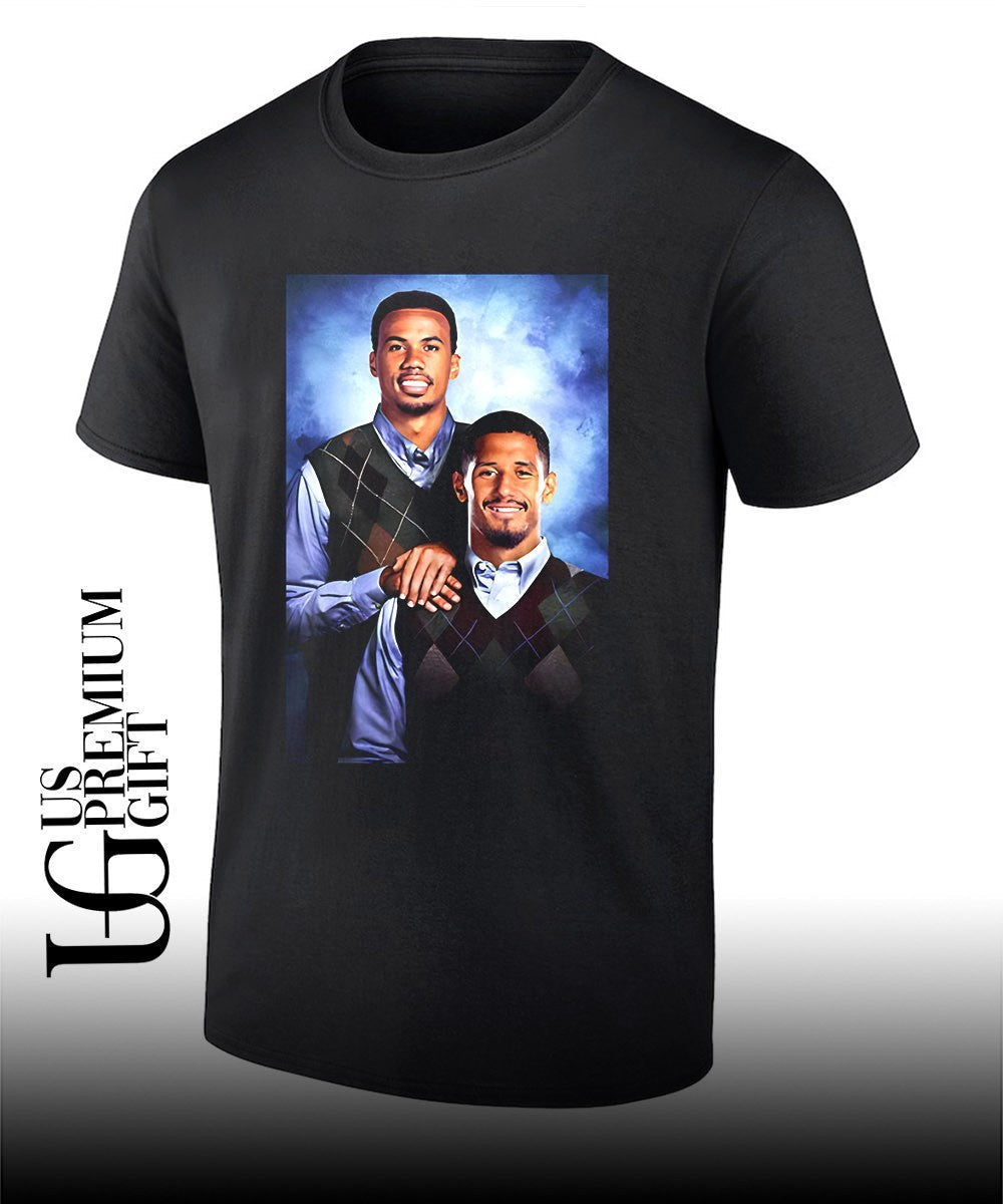 Gabriel Magalhaes and William Saliba Step Brothers shirt Unisex T-shirt, Sweatshirt, Hoodie, Long Sleeve Tee - T-Shirt, Sweatshirt, Hoodie