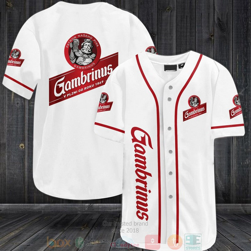 Gambrinus beer Baseball shirt baseball jersey product view 1