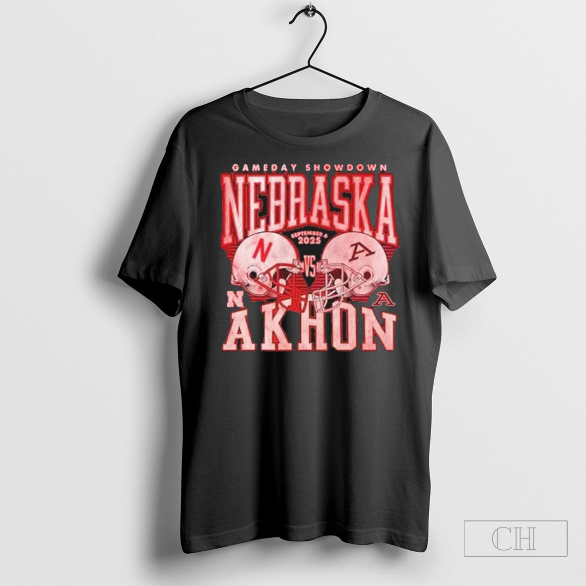 Gameday Nebraska Vs Akhon September 6 2025 Duel Helmet Shirt Tee Unisex T-shirt, Sweatshirt, Hoodie, Long Sleeve Tee - T-Shirt, Sweatshirt, Hoodie
