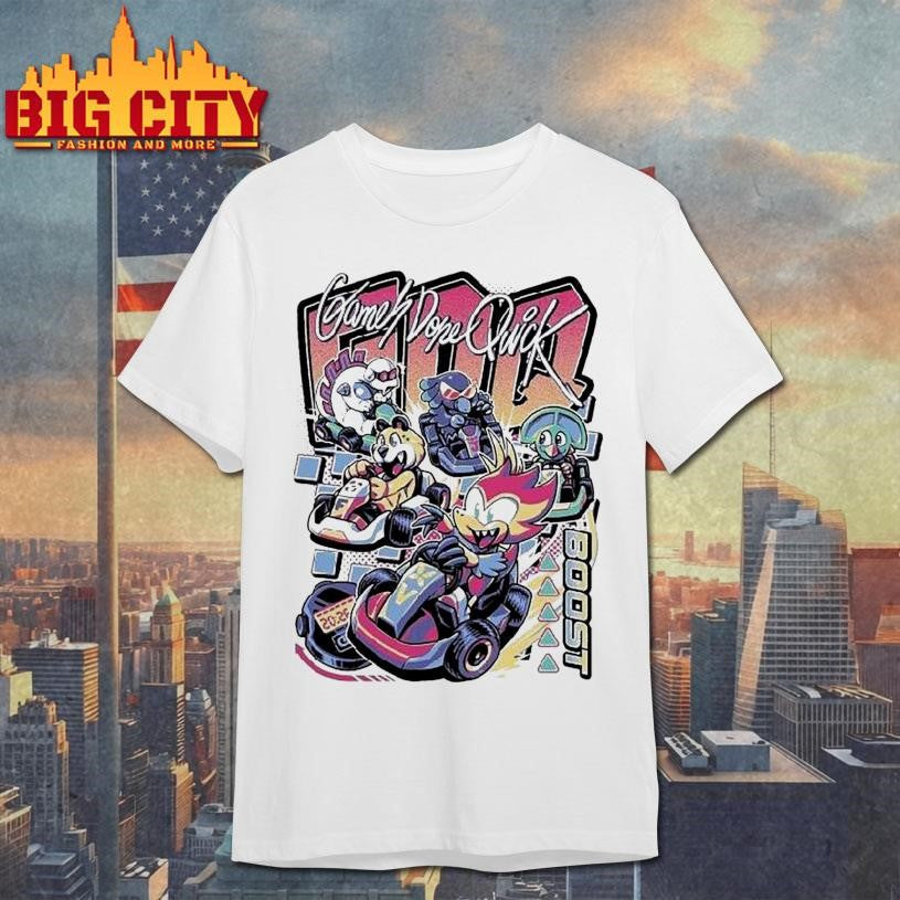 Games Done Quick Super Mascot Racers Boost 2026 Shirt Unisex T-shirt, Sweatshirt, Hoodie, Long Sleeve Tee - T-Shirt, Sweatshirt, Hoodie