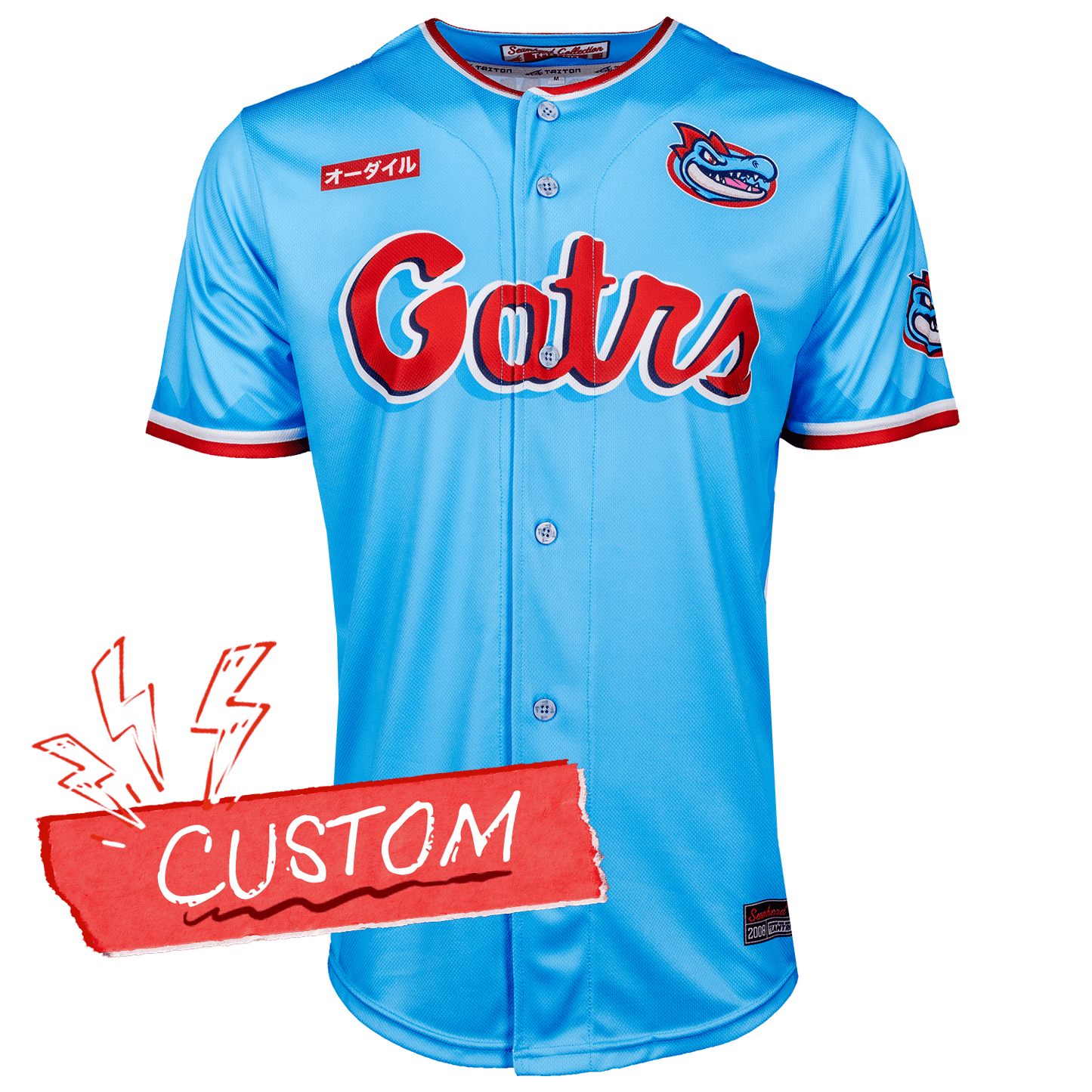 Gatrs PokéLeague Lifestyle Baseball Jersey *CUSTOM* baseball jersey product view 1