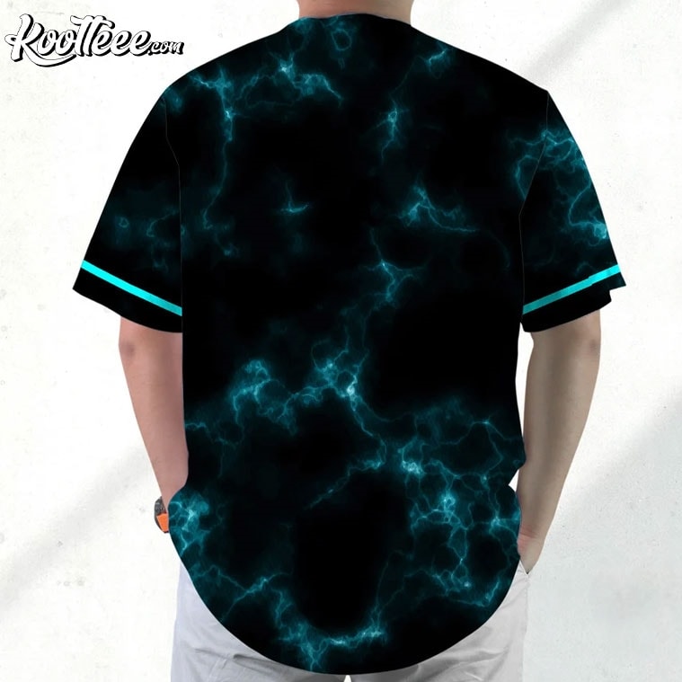 Gengar Japanese Anime Gift Baseball Jersey baseball jersey product view 2