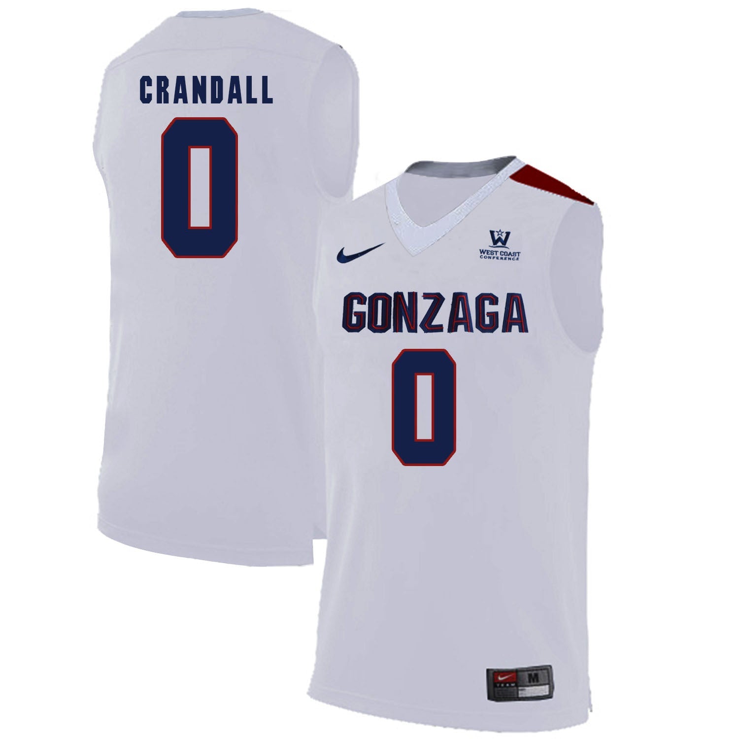 Geno Crandall 0 White College Football Jersey football jersey product view 1