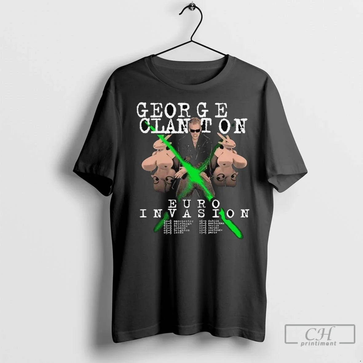 George Clanton Euro Invasion Long Sleve T Shirts Unisex T-shirt, Sweatshirt, Hoodie, Long Sleeve Tee - T-Shirt, Sweatshirt, Hoodie