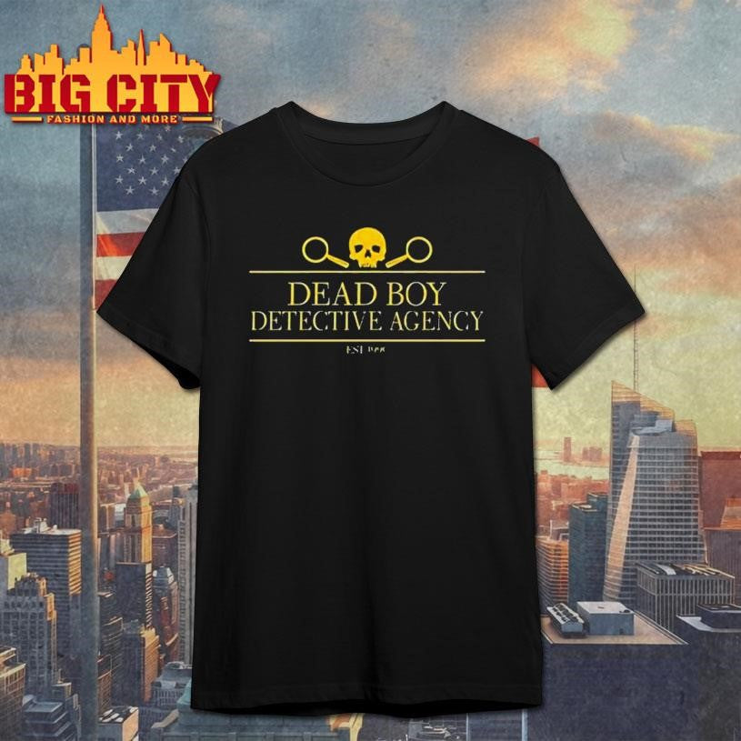 George Rexstrew Dead Boy Detective Agency Est 1990 Shirt Unisex T-shirt, Sweatshirt, Hoodie, Long Sleeve Tee - T-Shirt, Sweatshirt, Hoodie