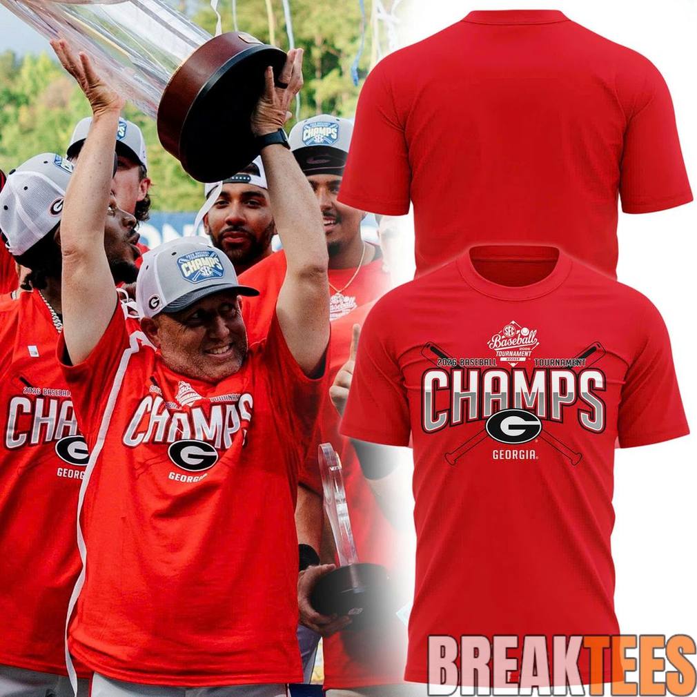 Georgia Bulldogs 2026 SEC Baseball Tournament Champions Shirt Unisex T-shirt, Sweatshirt, Hoodie, Long Sleeve Tee - T-Shirt, Sweatshirt, Hoodie