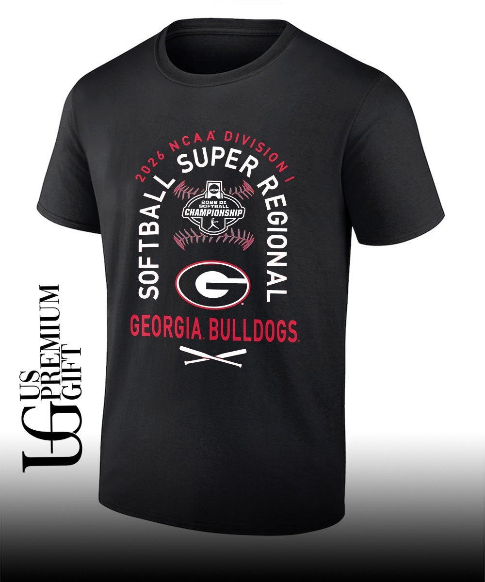 Georgia Bulldogs NCAA Division I NCAA Softball Super Regional 2026 shirt Unisex T-shirt, Sweatshirt, Hoodie, Long Sleeve Tee - T-Shirt, Sweatshirt, Hoodie