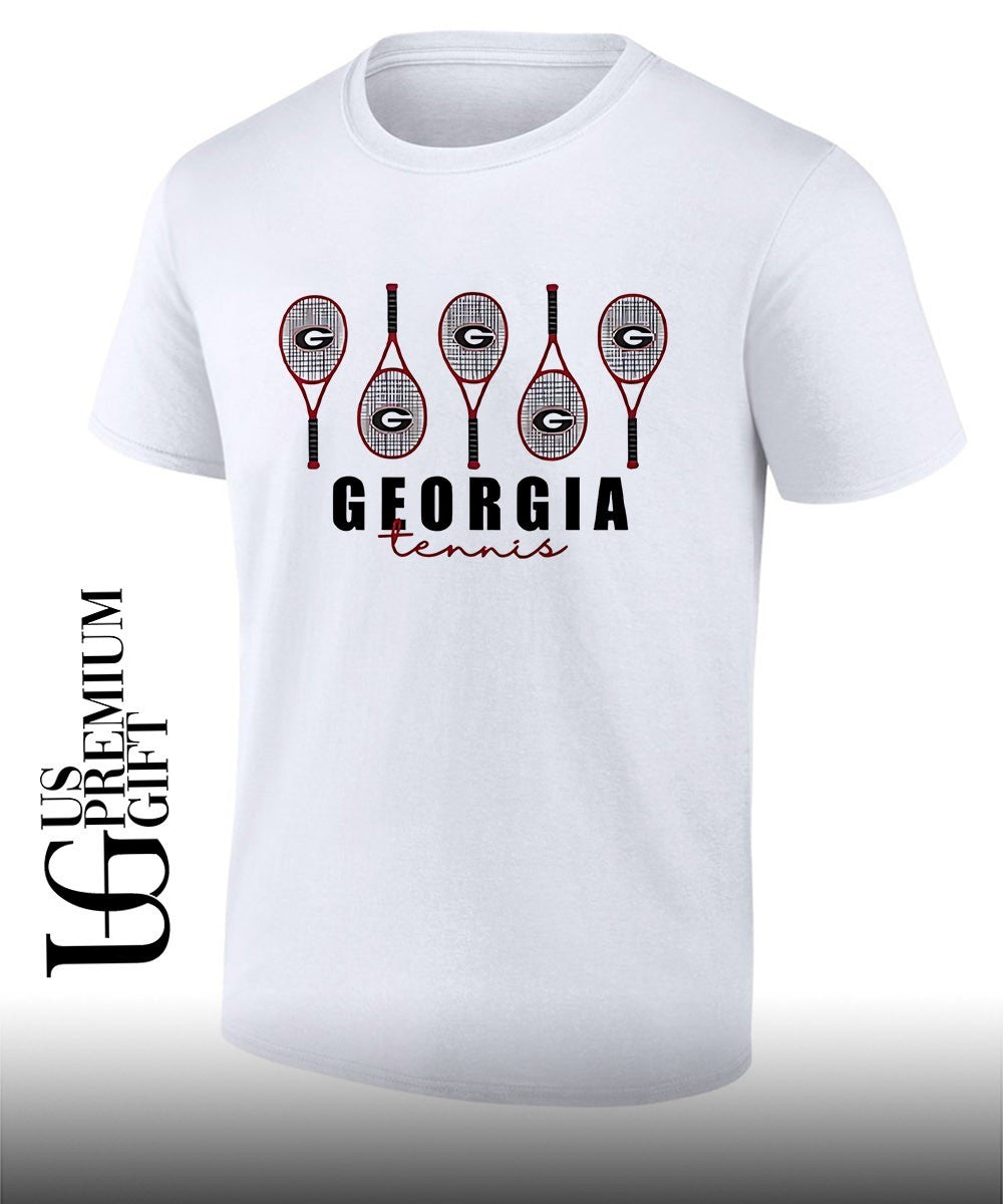 Georgia Bulldogs Tennis racket shirt Unisex T-shirt, Sweatshirt, Hoodie, Long Sleeve Tee - T-Shirt, Sweatshirt, Hoodie