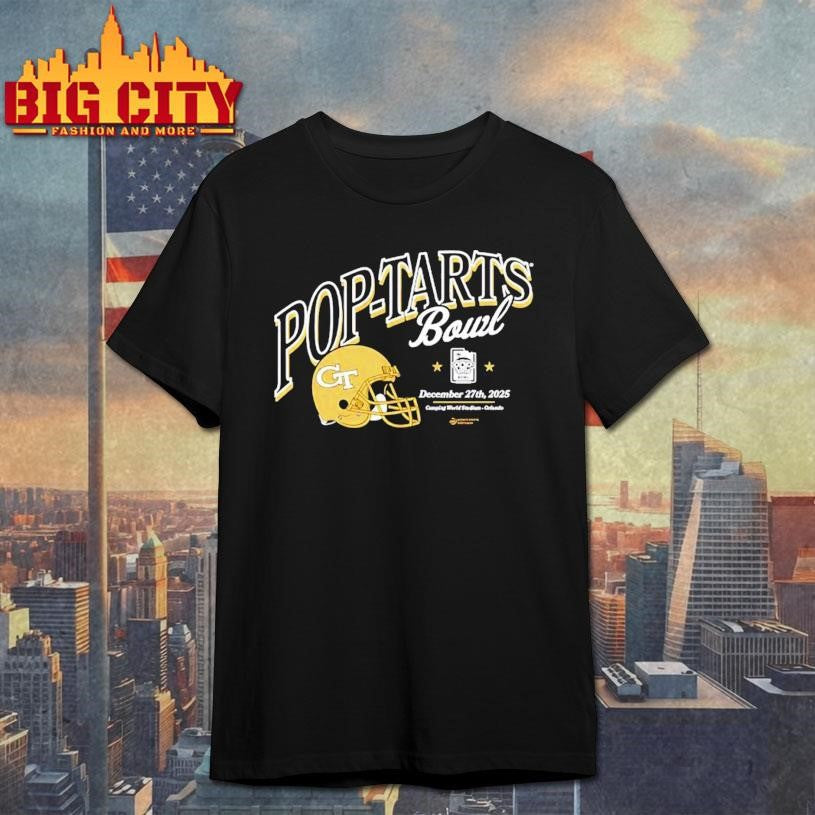 Georgia Tech Yellow Jackets 2025 Pop-Tarts Bowl helmet Shirt Unisex T-shirt, Sweatshirt, Hoodie, Long Sleeve Tee - T-Shirt, Sweatshirt, Hoodie