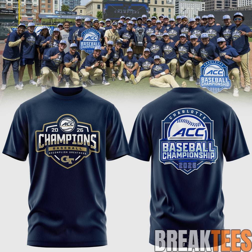 Georgia Tech Yellow Jackets 2026 ACC Tournament Regular Season Champions Shirt Unisex T-shirt, Sweatshirt, Hoodie, Long Sleeve Tee - T-Shirt, Sweatshirt, Hoodie