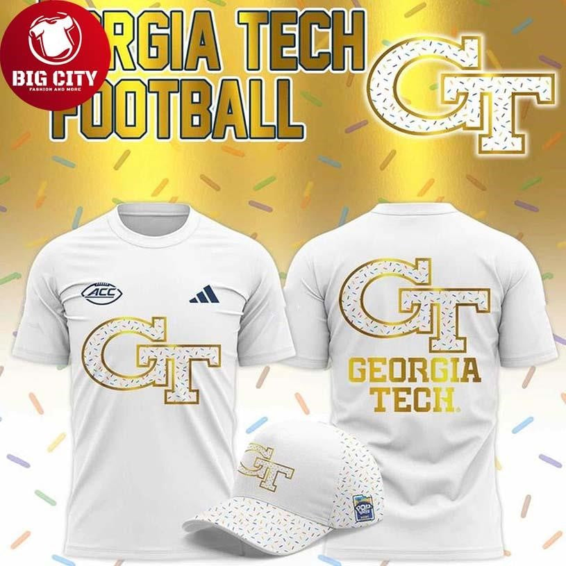 Georgia Tech Yellow Jackets Frosted x Sprinkled 2025 Pop-Tarts Bowl Two Sided Shirt Unisex T-shirt, Sweatshirt, Hoodie, Long Sleeve Tee - T-Shirt, Sweatshirt, Hoodie