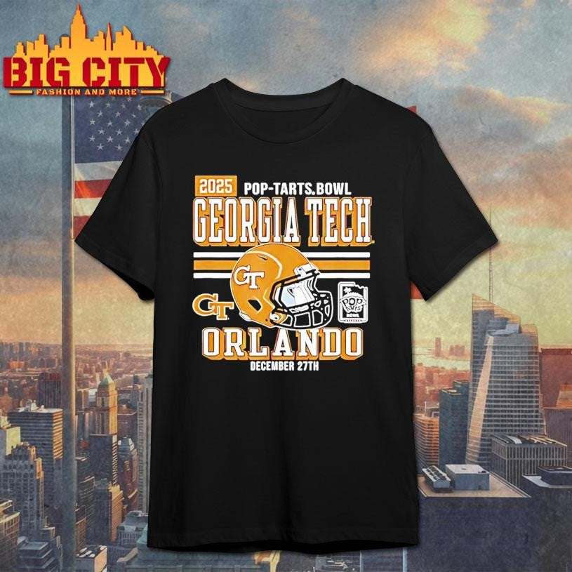 Georgia Tech Yellow Jackets Pop Tarts Bowl 2025 Shirt Unisex T-shirt, Sweatshirt, Hoodie, Long Sleeve Tee - T-Shirt, Sweatshirt, Hoodie