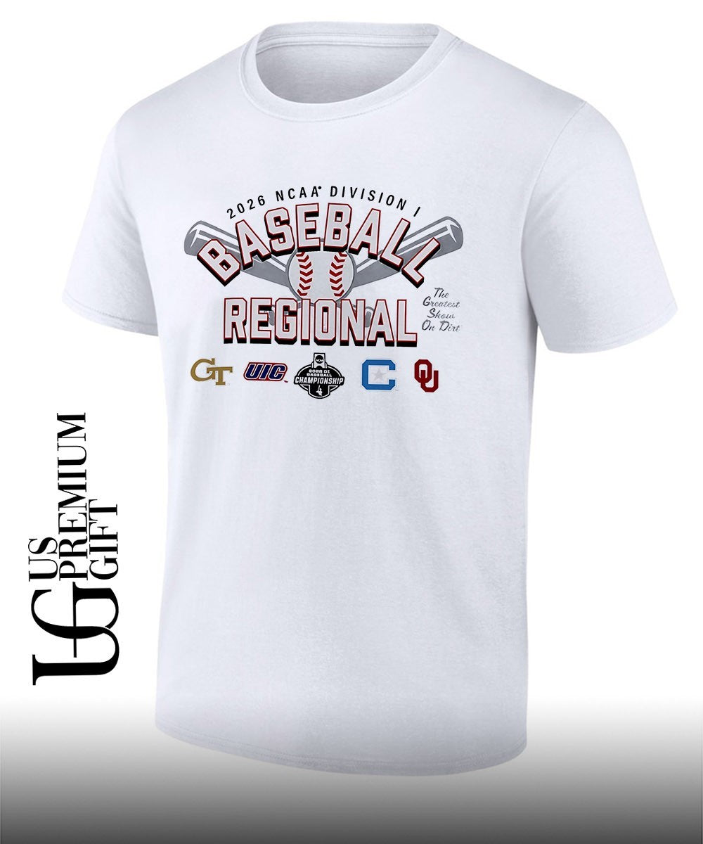 Georgia Tech Yellow Jackets and UIC Flames and Citadel Bulldogs and Oklahoma Sooners Baseball Regional Division I NCAA 2026 logo shirt - T-Shirt, Sweatshirt, Hoodie