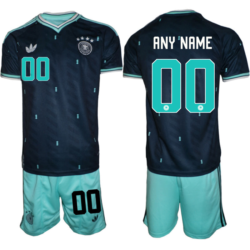 Germany Custom Navy 2026 Away Soccer Jersey Suit sports jersey product view 1