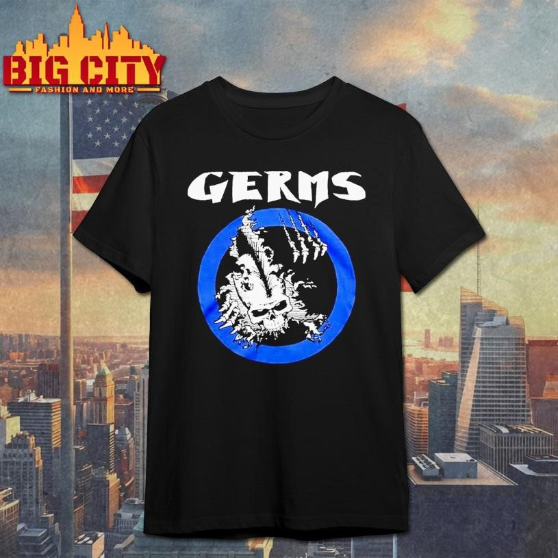 Germs Mohawk Skull Shirt Unisex T-shirt, Sweatshirt, Hoodie, Long Sleeve Tee - T-Shirt, Sweatshirt, Hoodie