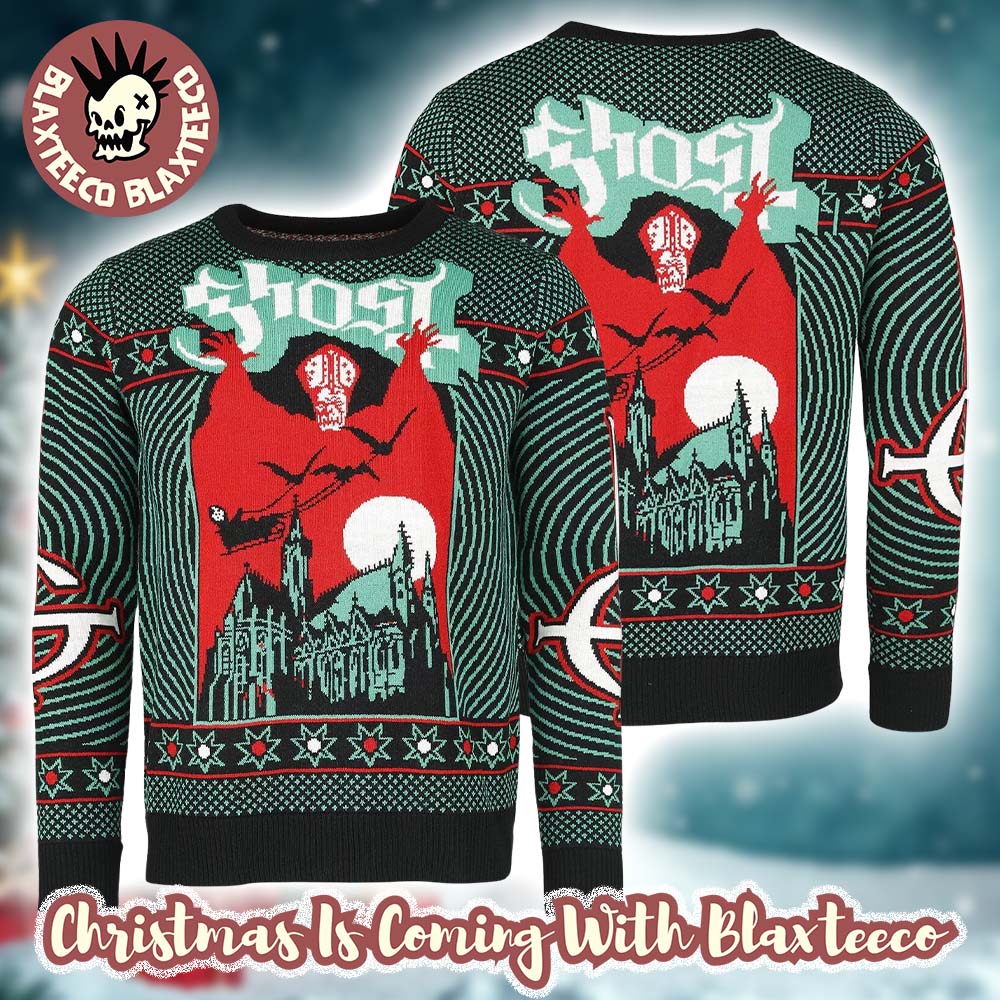Ghost Band Bravado Nameless Ghouls Papa Emeritus Knitted Ugly Christmas Sweater Unisex T-shirt, Sweatshirt, Hoodie, Long Sleeve Tee - T-Shirt, Sweatshirt, Hoodie